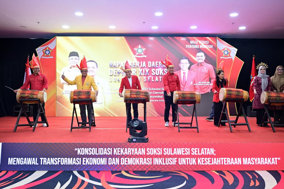 Hari ini kami Pengurus Depidar XIX Soksi Sulawesi Selatan melaksanakan Rapat Kerja Daerah Raker 1