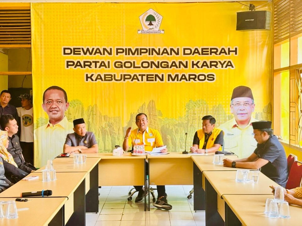 MATAMAROS.COM — Mengawali kepemimpinannya sebagai Plt Ketua DPD II Partai Golkar Kabupaten Maros